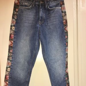 BDG Tapestry Ankle Jeans